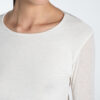 T-shirt doppiata misto cashmere - immagine 2