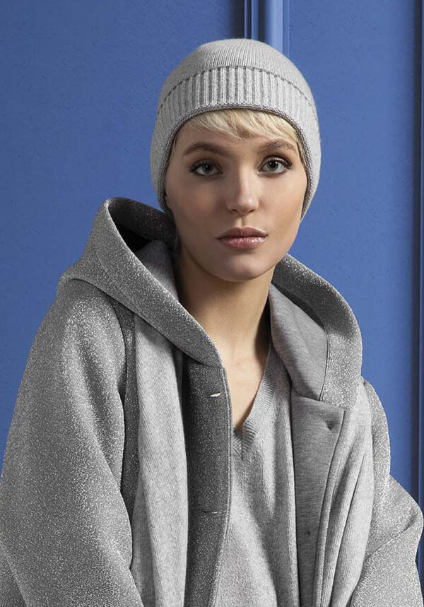 Lurex ribbed beanie - Image 2
