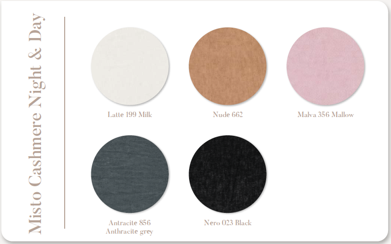 T-shirt scollo profondo misto cashmere - immagine 2