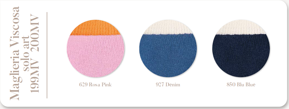 Maglioncino bicolore in viscosa - immagine 2