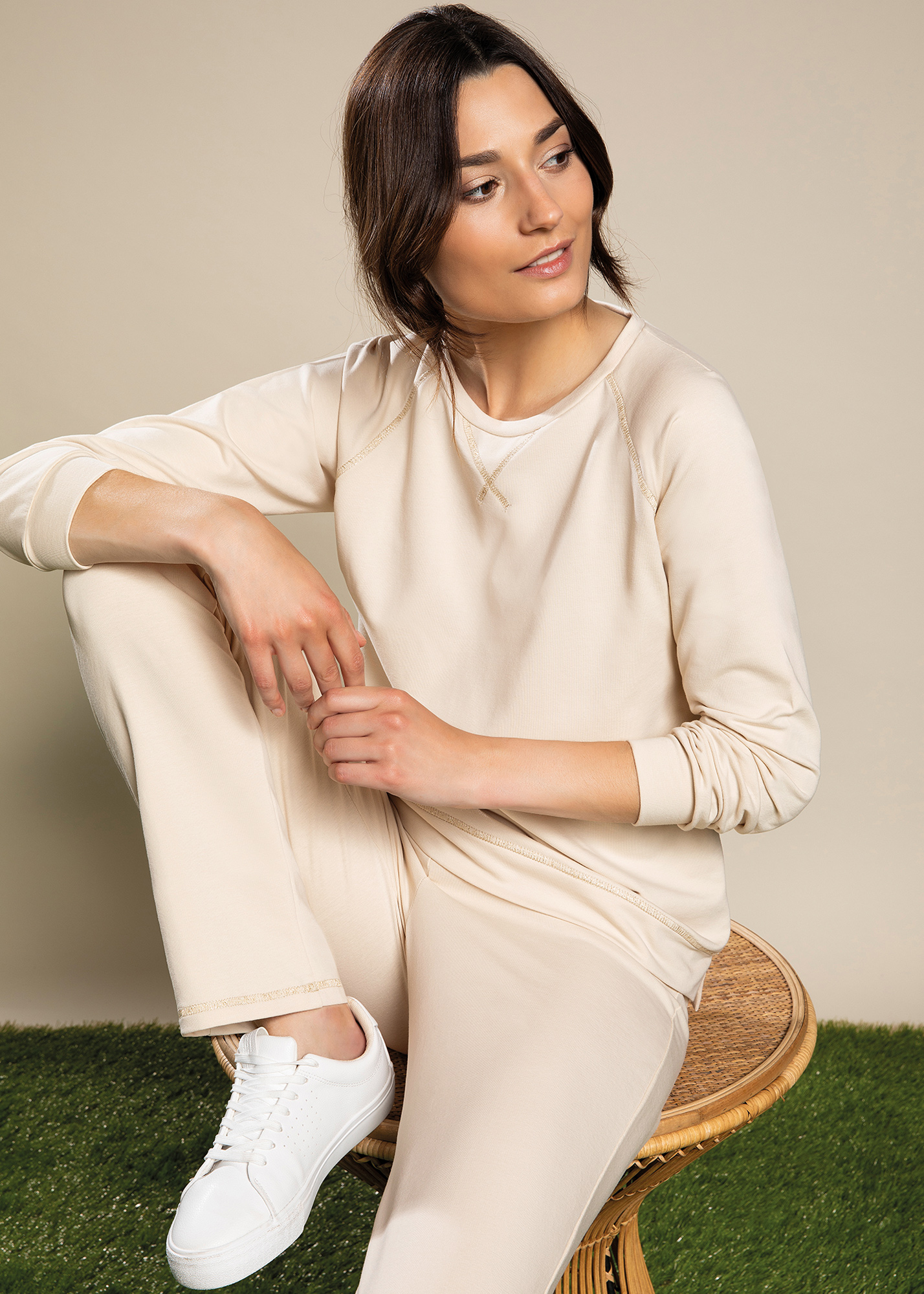 Tuta in felpa estiva lurex - immagine 2